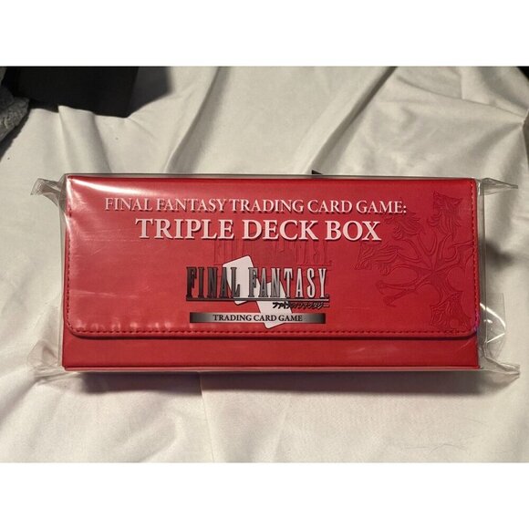 BRAND NEW SEALED Final Fantasy TCG Triple Deck Box Red Vincent W/ 3 Promo Cards - Picture 5 of 5